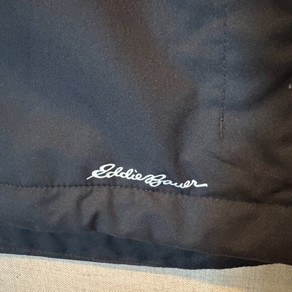 Eddie Bauer WeatherEdge Plus Waterproof Jacket PM Black Petite Medium Hiking - Picture 13 of 16